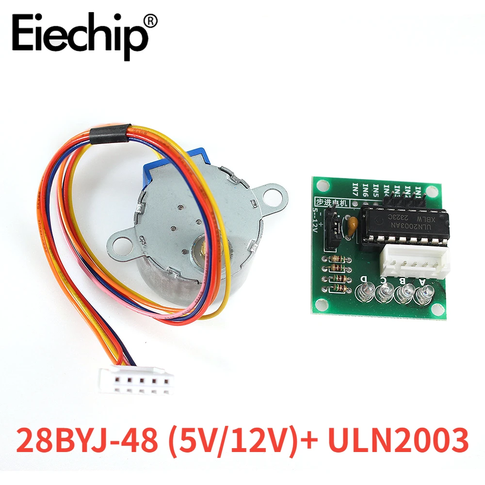 1Set 28BYJ-48 5V 12V stepper motor and ULN2003 driver test module driver board Suitable for Arduino DIY kit