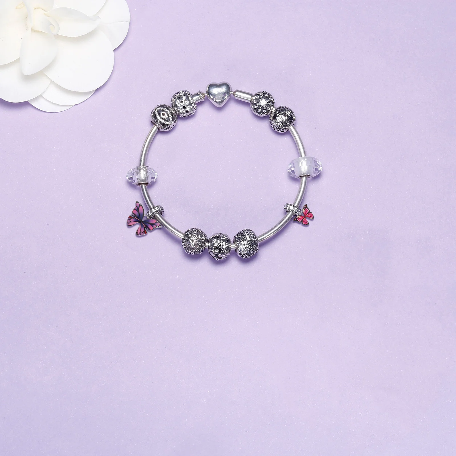 

24 шт. стильных эмалевых подвесок-бабочек для самостоятельного изготовления украшений, аксессуары для брелоков и чехлов для телефонов, тонкое мастерство