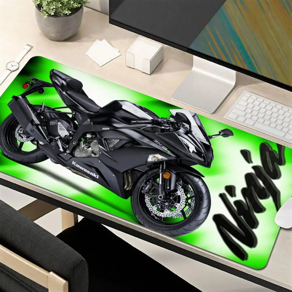 

Motorcycle kawasaki Mouse Pad Gamer Mousepad Baby Bear Mouse Pad Large Mouse Mat Natural Rubber Desk Rug PC Desk Mats Design