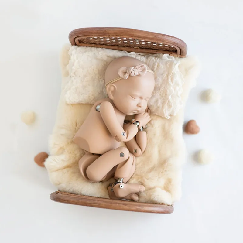 2023 Newborn woolen felt heart photography props,baby Photographic accessories