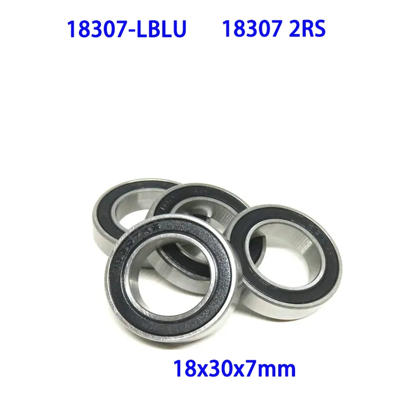 

10pcs 18307RS Bearing 18307-LBLU 18307 2RS 18x30x7mm Thin Wall Bearing Shielding Ball Bearing Bicycle Bearing High Precision