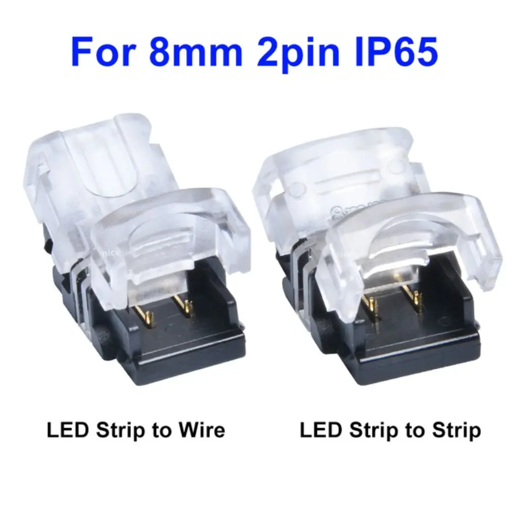 4pin 5pin 6pin LED Strip to Wire Terminal Splice Light Wire Connection 5050 LED Strip Connectors LED Strips Connector