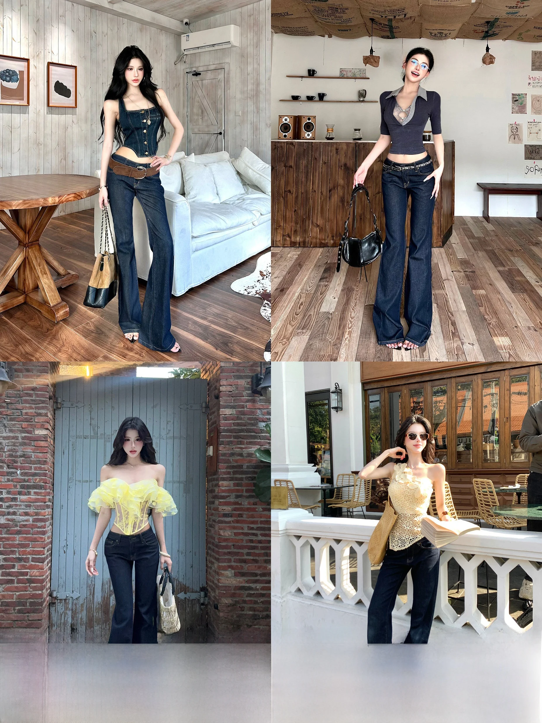 

Женские джинсы-клеш Slim Fit синего цвета, новинка ранней весны, прямые длинные брюки, удобные джинсовые брюки с низкой талией