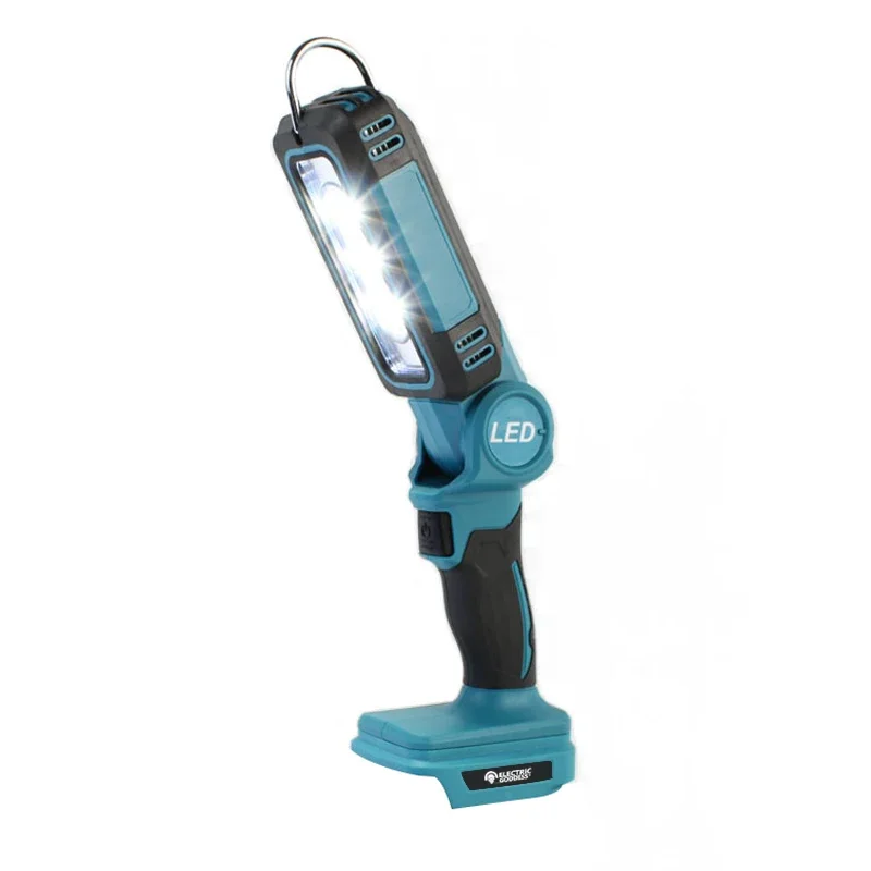 Lampes de travail de déesse électrique LED, budgétaire portable extérieur, budgétaire, camping-car, travail de nuit, pêche pour Makita, batterie 18V