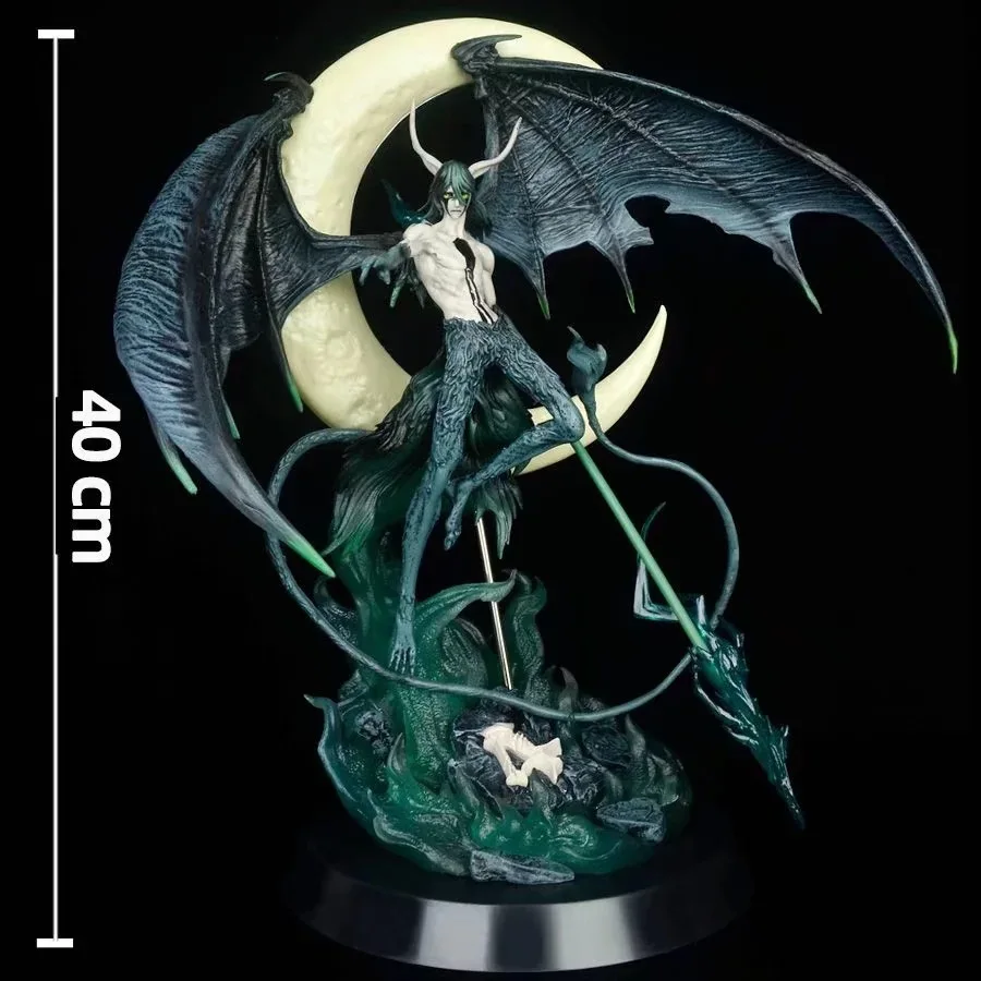 Série Morte Super Enorme Black Pearl Figuras Anime, Ulquiorra Xifaxiaowu, Pode Emitar Luz, Ornamentos Modelo Colecionáveis, Presente Brinquedos, 40cm