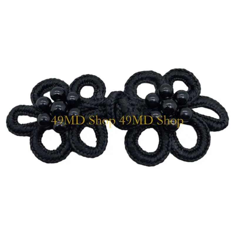 49md Pearl Beads Chinese Cheongsam Button Butt