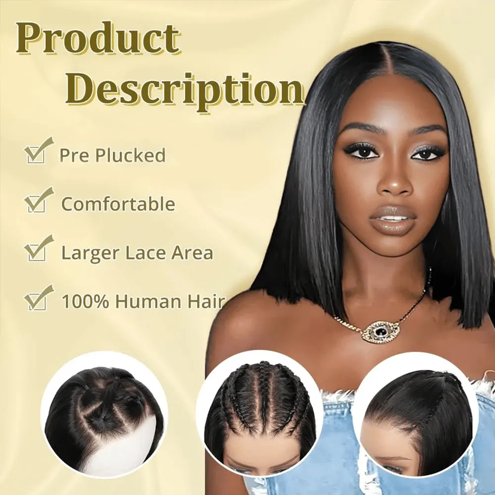 13x4 الدانتيل الجبهة مستقيم بوب باروكة شعر 13X4 HD الدانتيل سوبر خط الشعر الطبيعي 16-42 بوصة حريري شعر طبيعي مفرود قبل التبييض