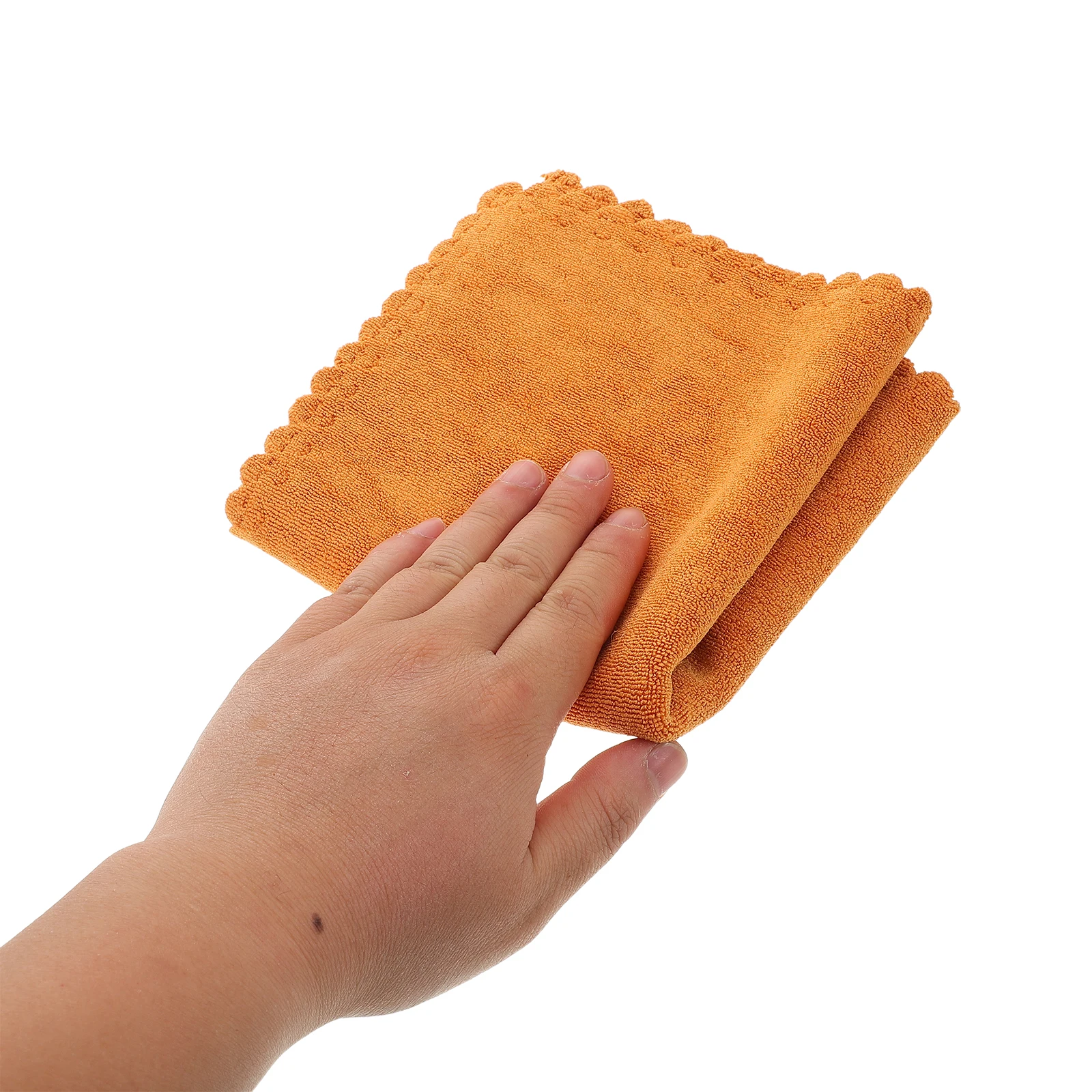

Thickened Absorbent Tea Towels Kitchen Hand Dish Cloth Elegant Design Water Absorbent Cleaning Napkins