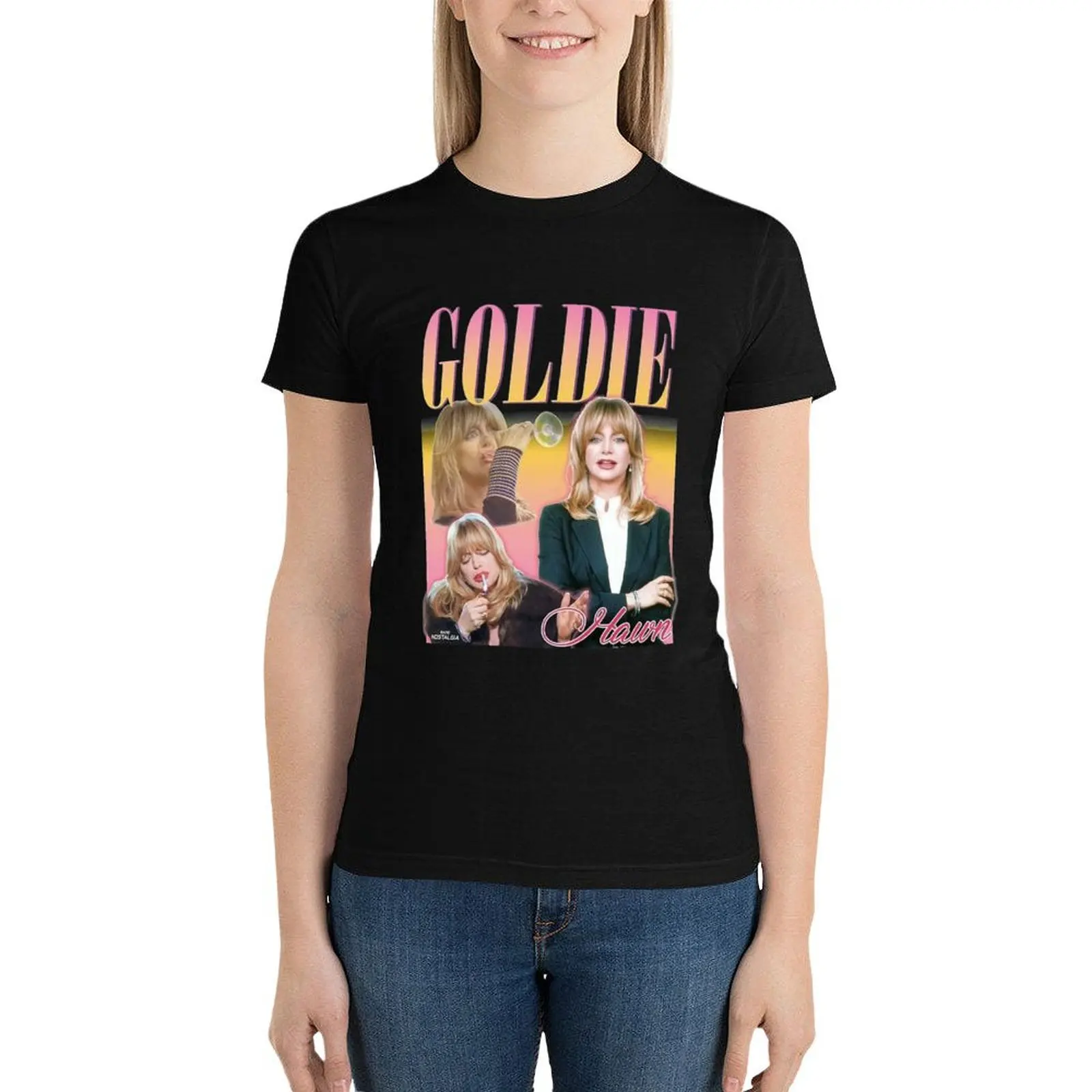 

Find Goldie Hawn T-Shirt tees Female clothing Aesthetic clothing lady clothes tshirts for Women