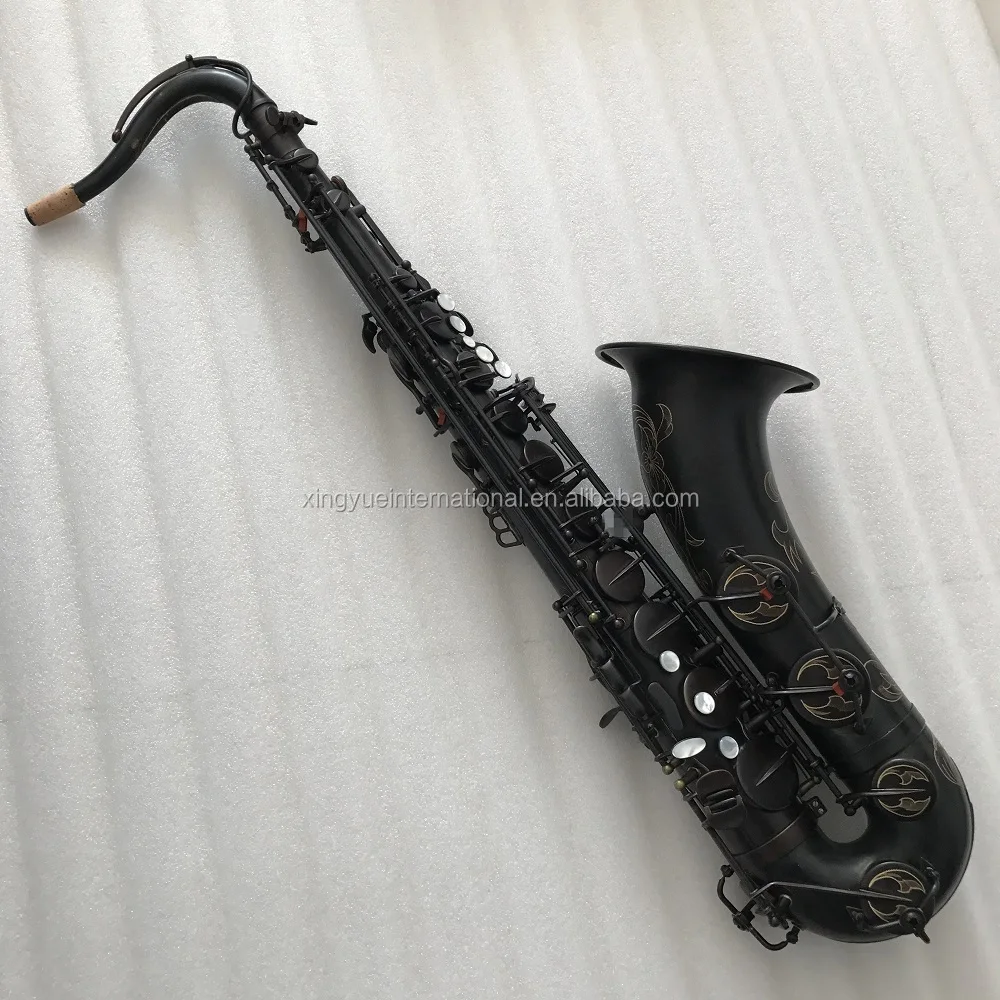 Black Vintage Surface Gold-copper Material Taiwan Saxophone