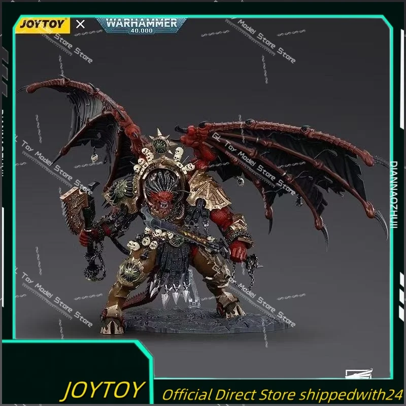 JOYTOY Warhammer 40K عمل الشكل 1/18 آكل العالم أنغرون شيطان بريمارك أوف كورن شخصيات كرتونية اللعب