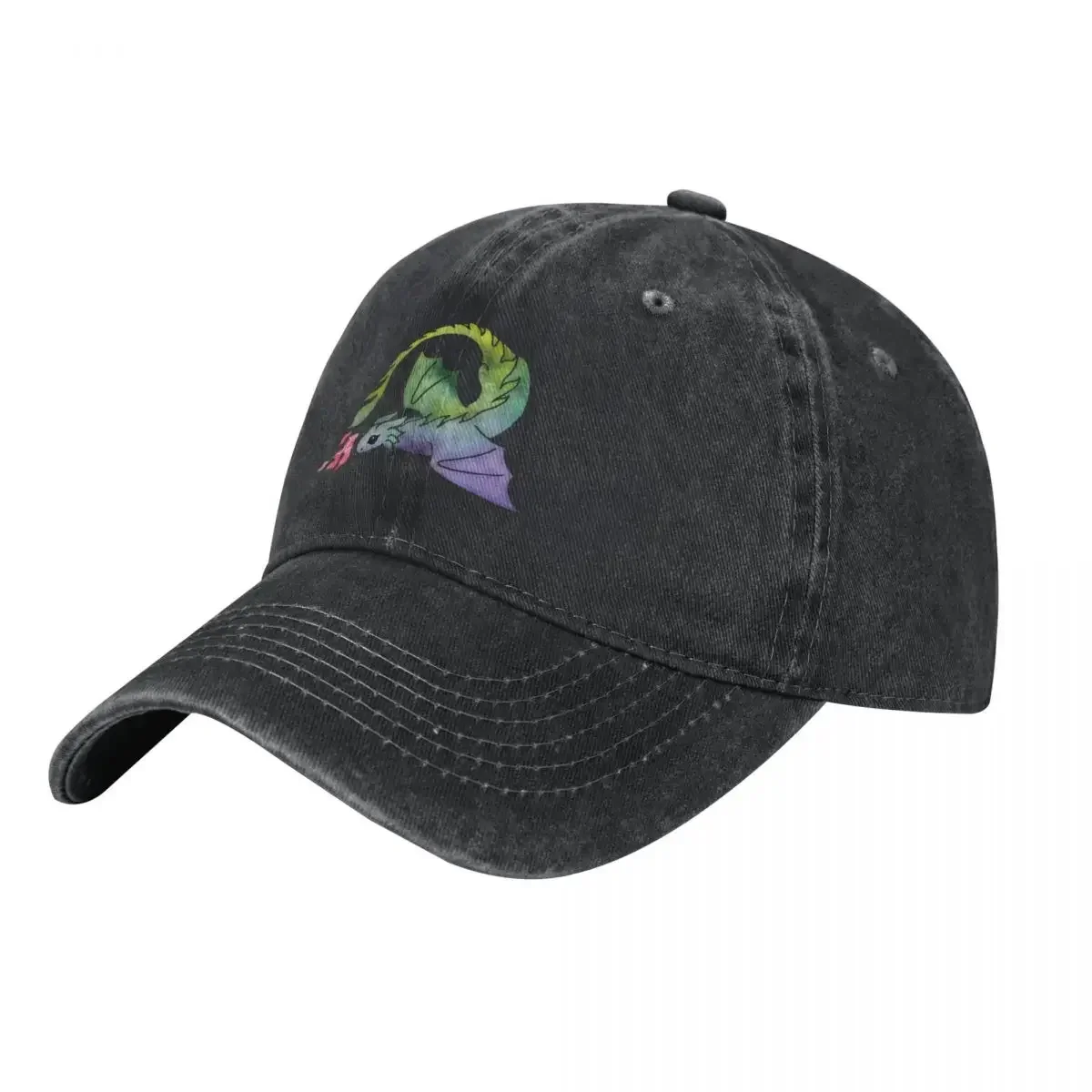 Dragon fire rainbow Baseball Cap Hat Baseball Cap cute Hats Woman Men's