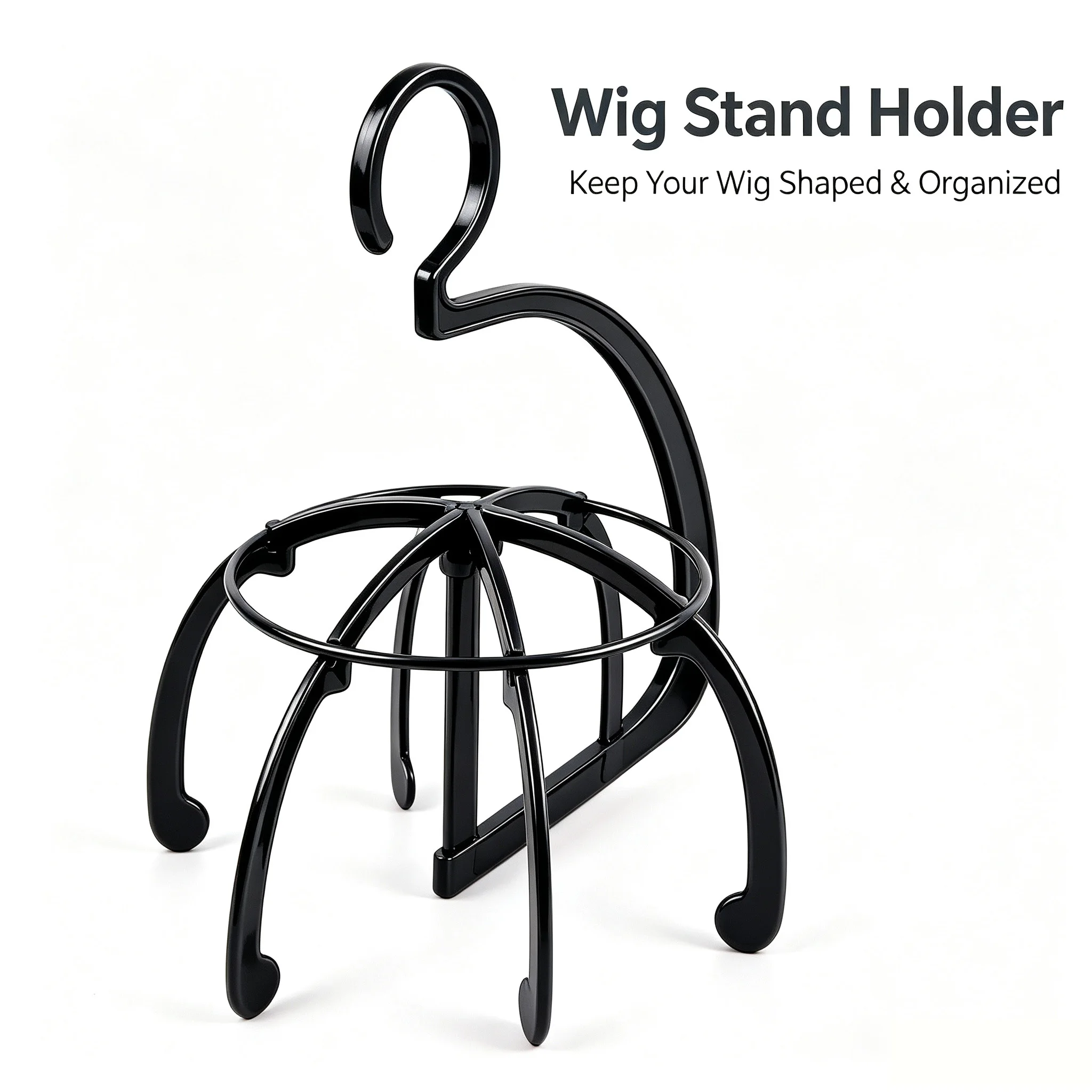 Wig Stands for Multiple Wigs Hanger Display Rack