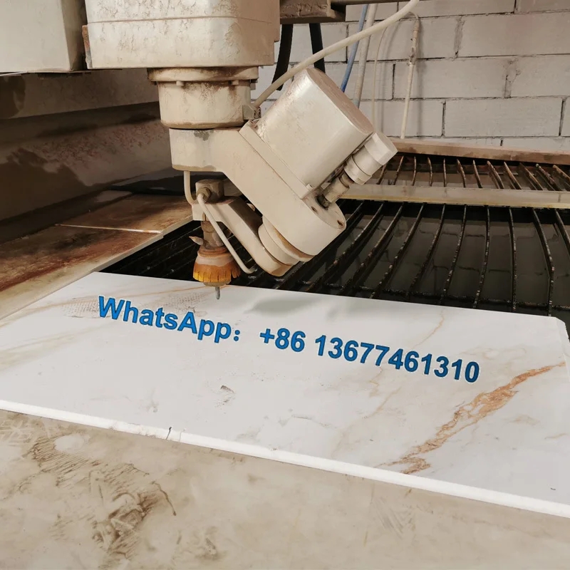 AC Five-Axis Waterjet Cutting Machine Water Jet Saw for Marble and Granite Stone Chamfer Machine 45 Degree Tile Cutter view 3