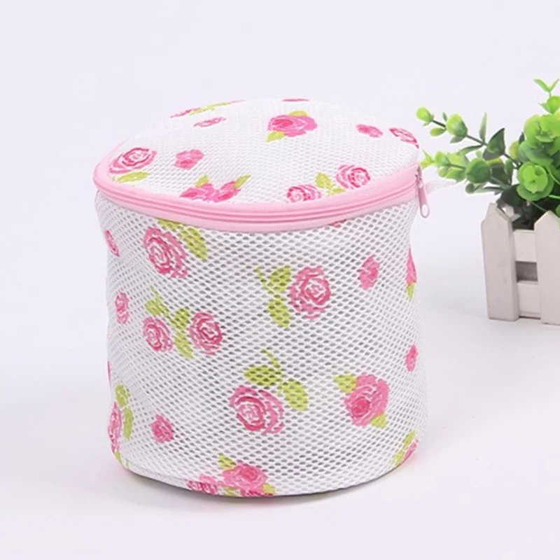 Home Lingerie Clothes Washing Convenient Underwear Bra Sock Laundry Washing Aid Net Mesh Zip Bag filter Wash Basket Bag