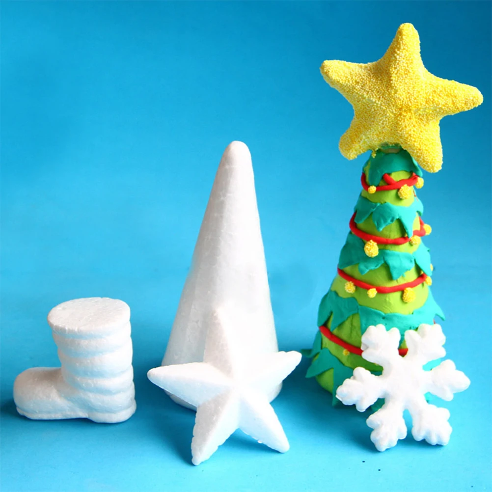 

100pcs 6.5Cm Foam Pentagram Decorations Star Shape Crafts Diy Embellishments Handmade Ornaments Wedding Party Home Bar