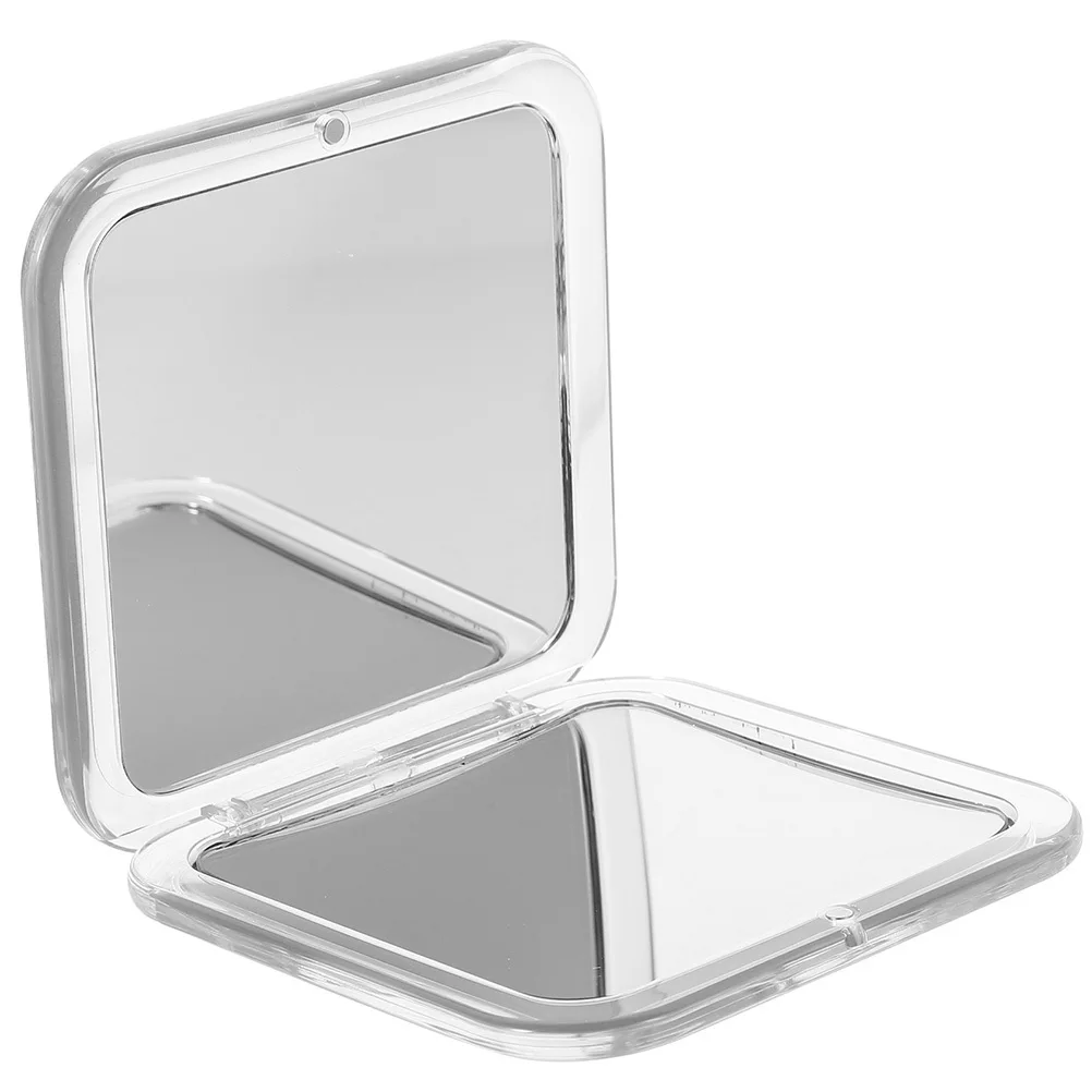 

Pocket Foldable Makeup Mirror Square Shape Compact Double Sided Magnifying Travel Mini Purse Mirror Hand Mirrors