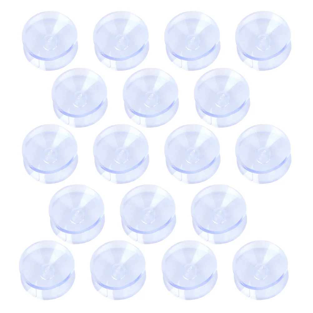20 pezzi ventose a doppia faccia tavolo in vetro cuscinetti antiscivolo pinze in gomma protezioni per piccoli mobili durevoli in PVC trasparente