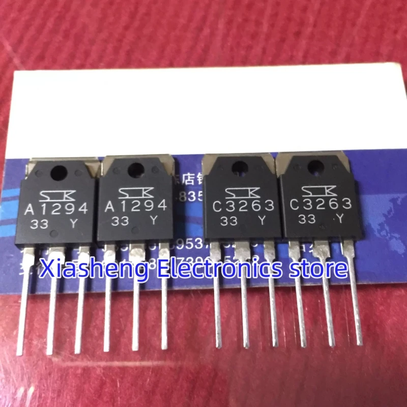 

New Original 2Pairs 2SA1294 A1294 + 2SC3263 C3263 TO-3P Audio Amplifier Transistor In Stock