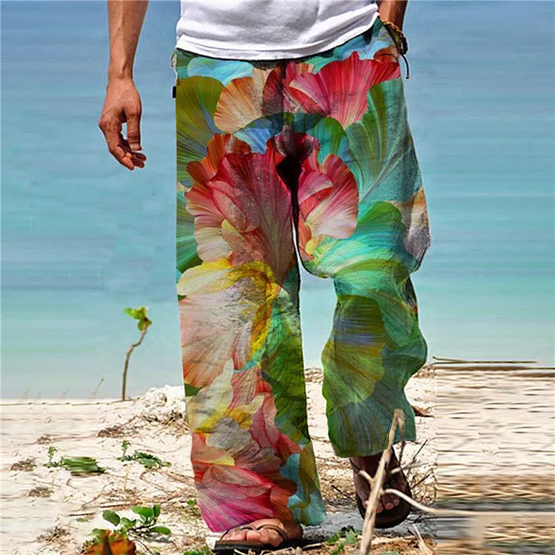 Men\'s Hippie Psychedelic Color Camouflage 3D Printed pants Men\'s Sweatpants Casual Jogging Pants Street Wear Fall Loose Sweatpan