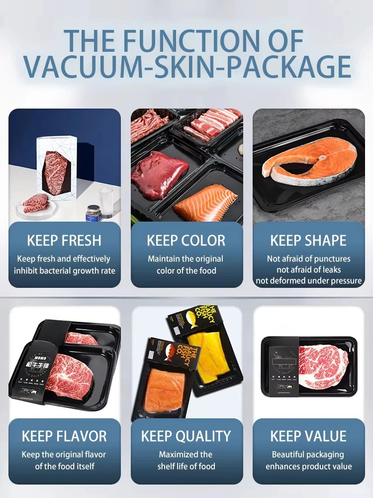 متعددة الوظائف خريطة الغذاء صينية فراغ آلة الختم النيتروجين فلوش التلقائي آلة ختم الصينية للوجبات السريعة اللحوم الفطر