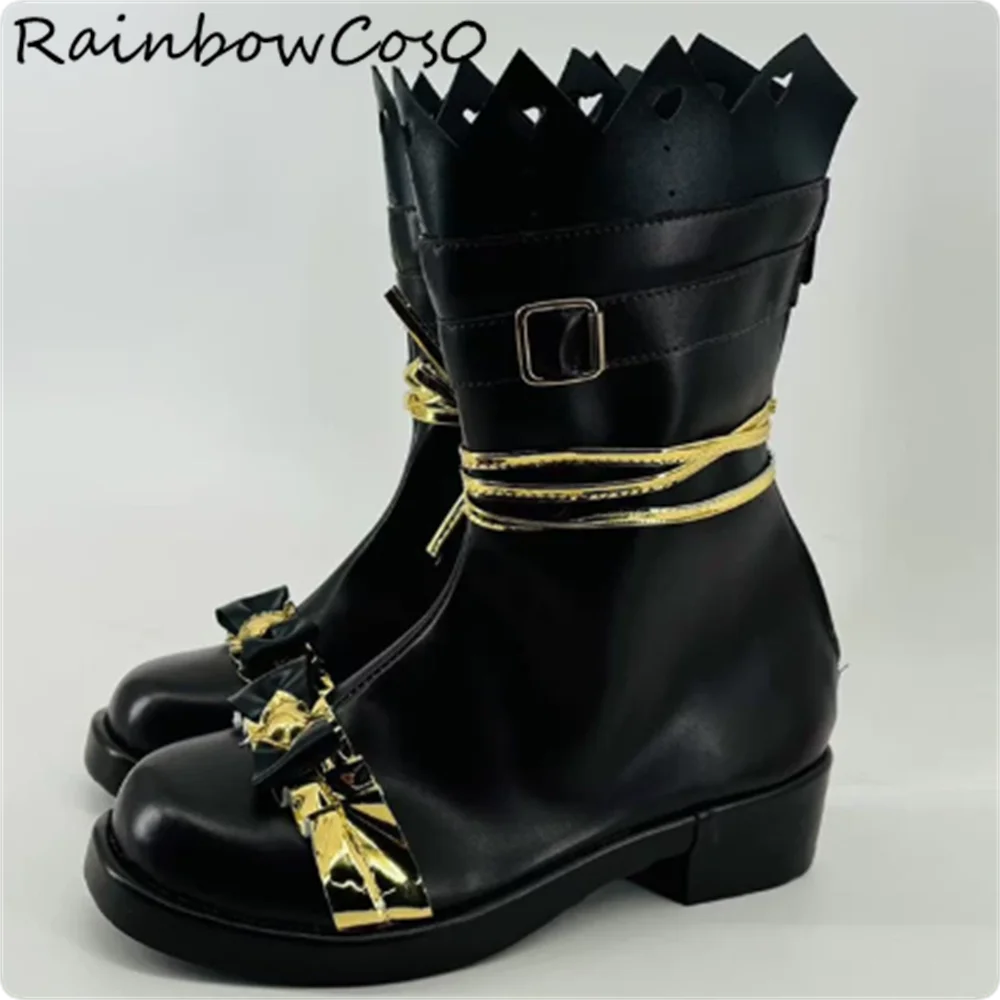 Ace Taffy Virtual YouTuber VTuber Cosplay Shoes Boots Game Anime Halloween Christmas RainbowCos0 W5868