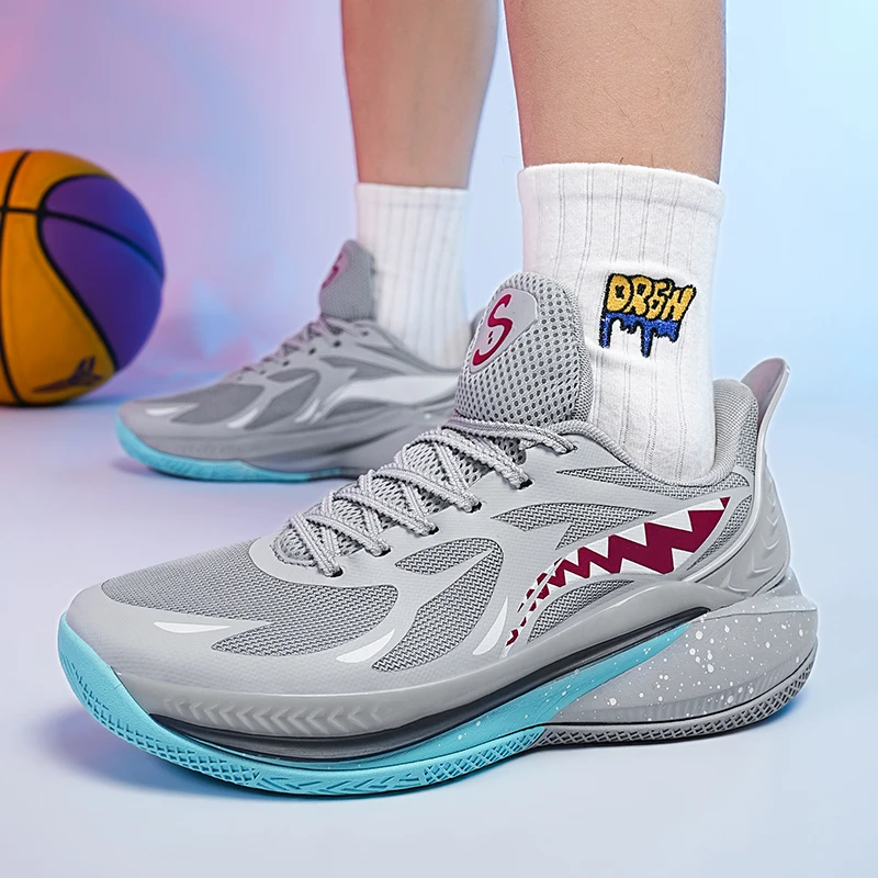 

2025Summer New Comfortable Lightweight High-QualityMDLarge Sole Cushioning Basketball Shoes Practical Sports Trend Shoes36-45