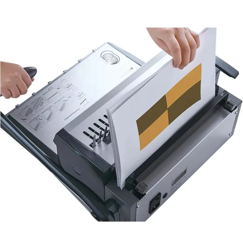 

2025 hot sale Electrical Office Binding hine Automatic Comb & Wire 2:1 Book Making hine Paper Notebook TPPS XP5 IBin