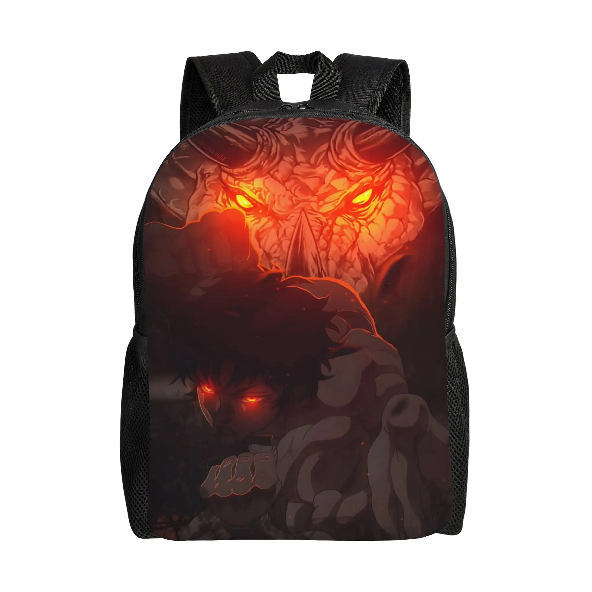 

1Piece Baki Anime Daypack Baki & Ogre Backpack New Semester Begins