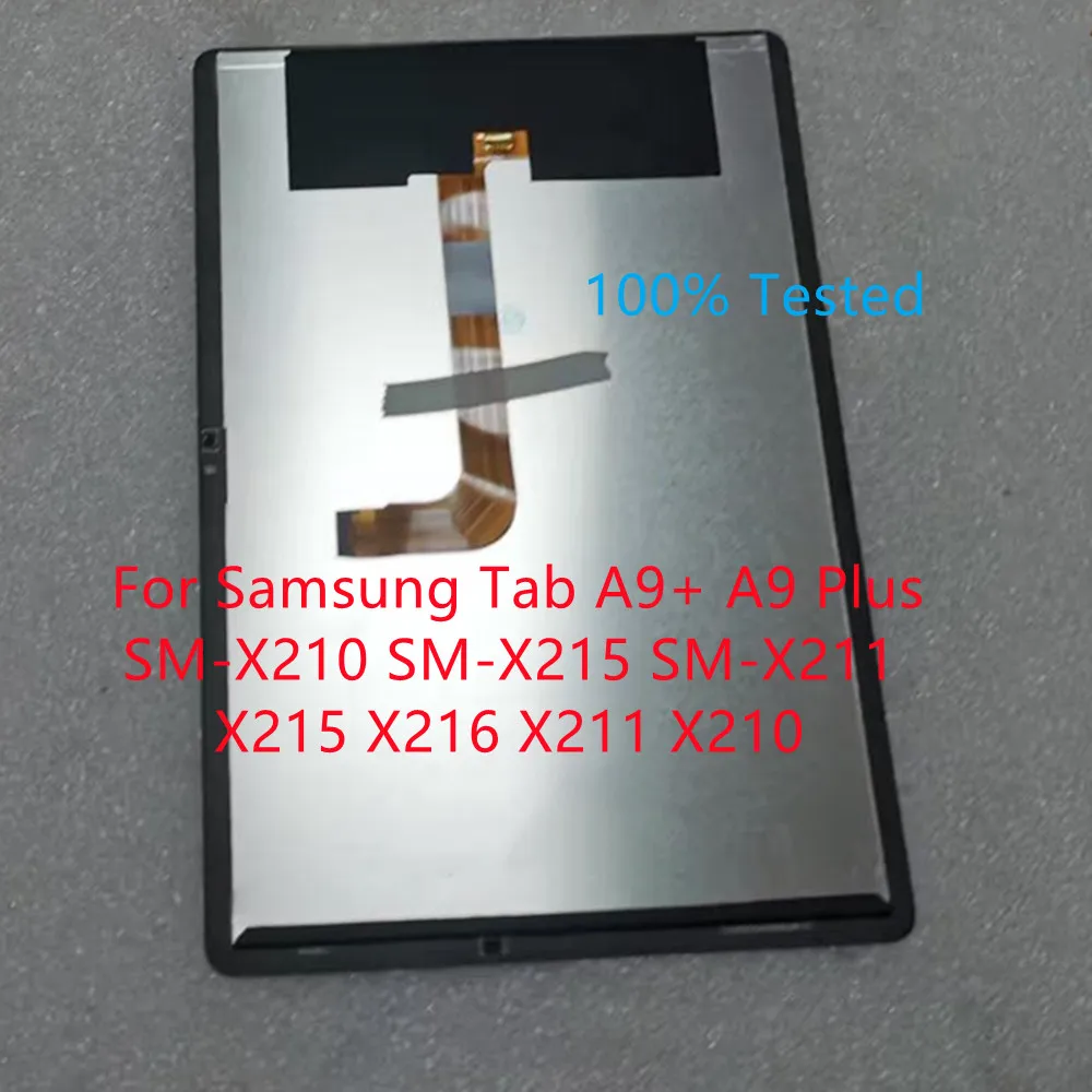 For Samsung Tab A9+ A9 Plus SM-X210 SM-X215 SM-X211 X215 X216 X218 X211 X210 LCD Display Touch Screen Digitizer Assembly Tested