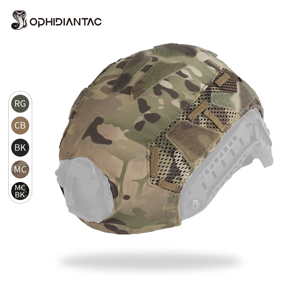 

OPHIDIANTAC Fast Helmet Hood Breathable Paintball Protective Hood Airsoft Helmet Accessories for Hunting Shooting