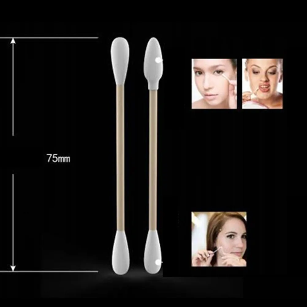 

400pcs Cotton Swabs Multipurpose Dual Headed Clean Makeup Tool Disposable Buds for Ear Cleaning Wound Applications