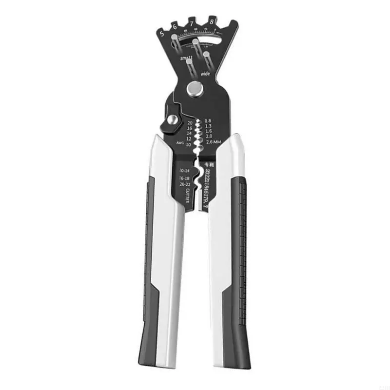 E21B Cable Crimping Tool Wire Stripper Automatic Cable Crimping Cutter Multipurpose