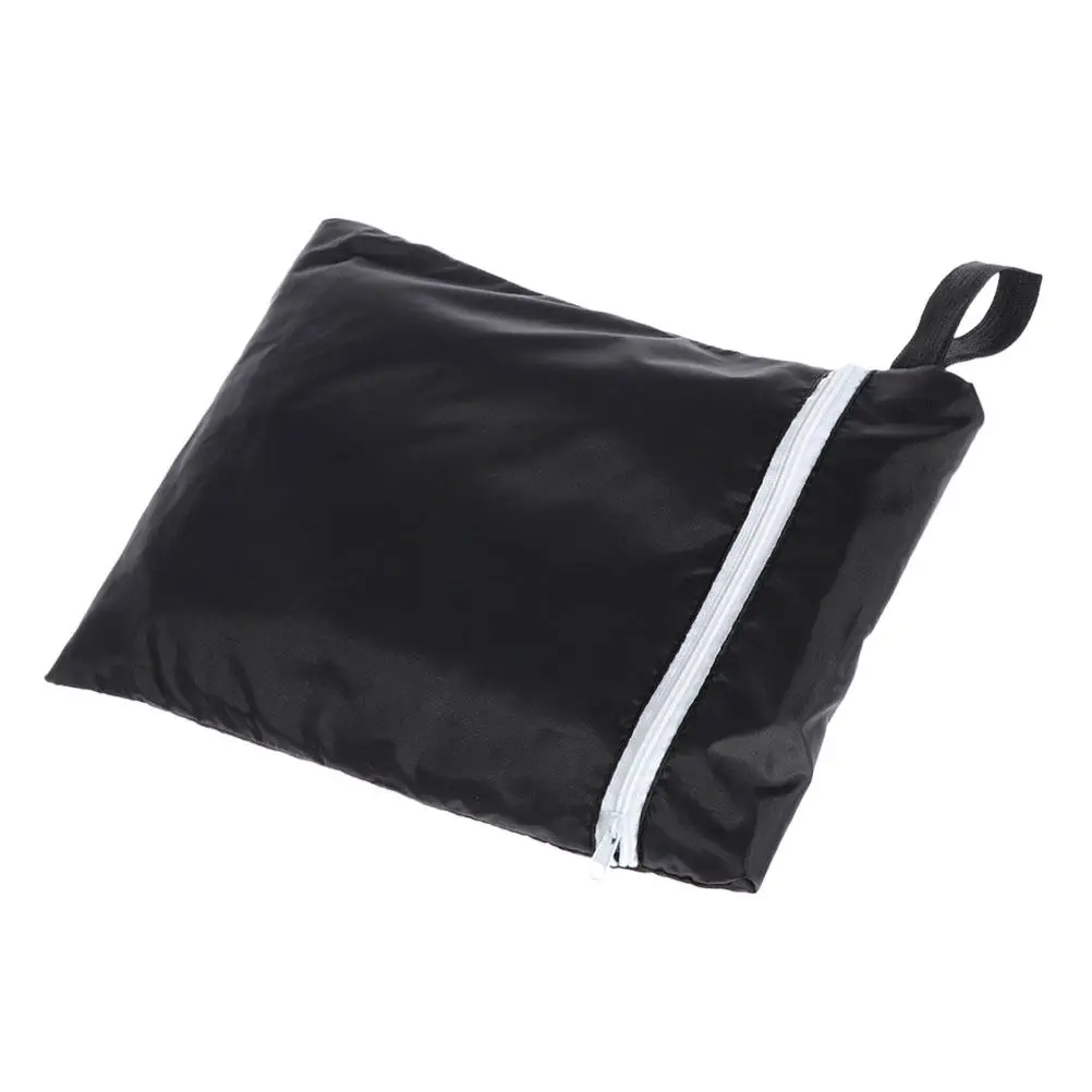 1Pcs Polyester Umbrella Cover Black Waterproof Outdoor Patio Protective Cover Wind Resistant Drawstring for Parasol Garden