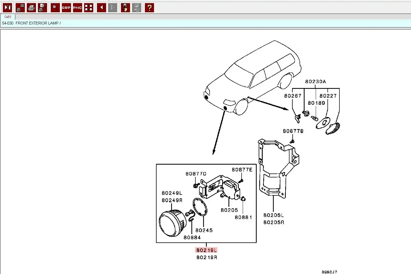 Lamp Kit for Pajero Sport K80 K90 2000-2006  Light Set for Montero Sport Front Lamp Holder Free  for Nativa Mr496369