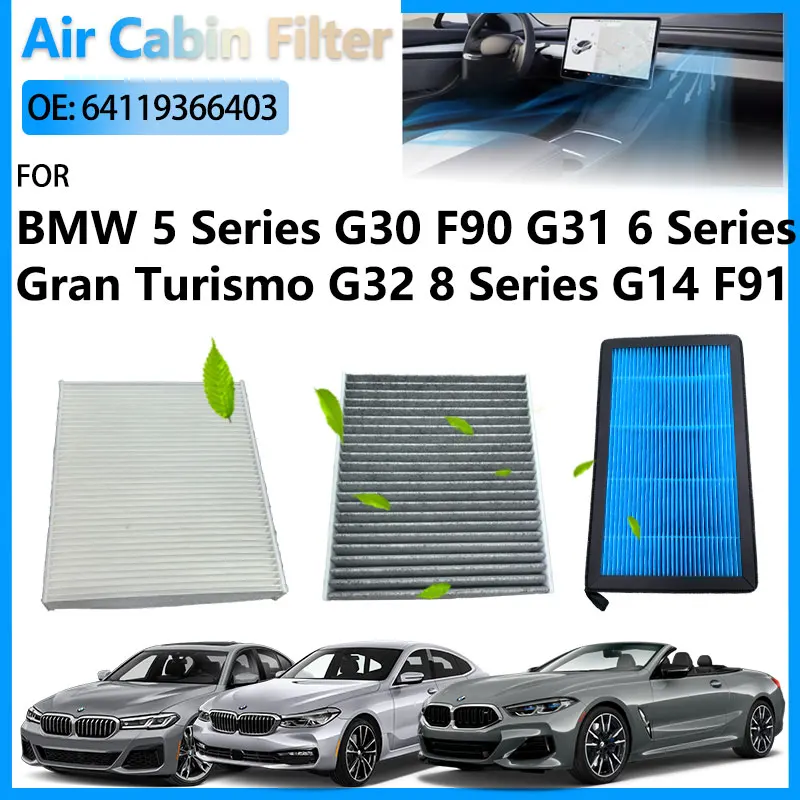 

Cabin Filter For BMW 5 Series G30 F90 G31 Touring 6 Series Gran Turismo G32 BMW 7 Series G11 G12 8 Series Convertible G14 F91