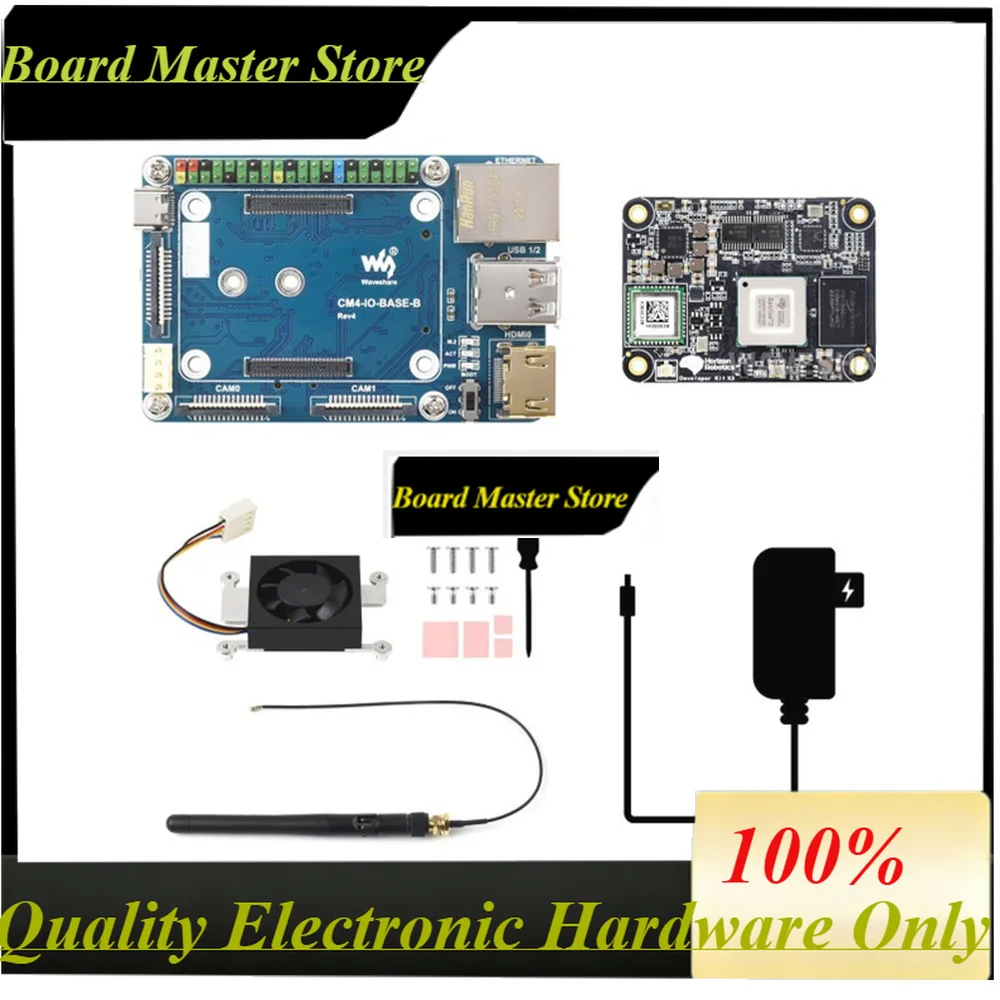 BoaMasMD-Robotics RDK X5 AI Module 10 TOPS Computing Power Integrated Octa-core Cortex A55 CPU, Options For Wireless / RAM / EMM
