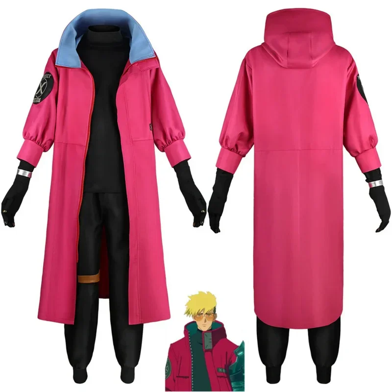 Coslan 2023 New CosDaddy Anime Trigun Vash The Stampede Cosplay Costume Adult Mens Coat Pants Suits Halloween Carnival Cosplay C