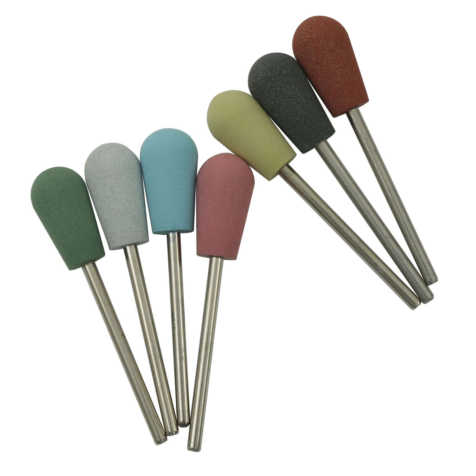 10 pièces/ensemble en caoutchouc silicone perceuse à ongles fraise pour manucure peu Flexible polisseuse Machine électrique lime à ongles outils d'art