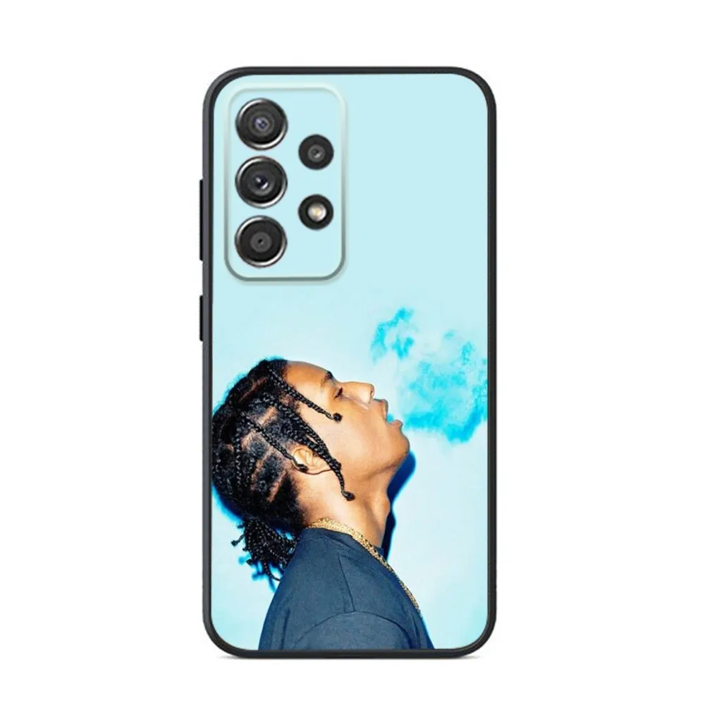 Asap R-Rocky Phone Case For Samsung S24,S23,S22,S21,S20,S10,S10E,S9 Plus FE Note 20 Ultra 10,9 Plus Black Case