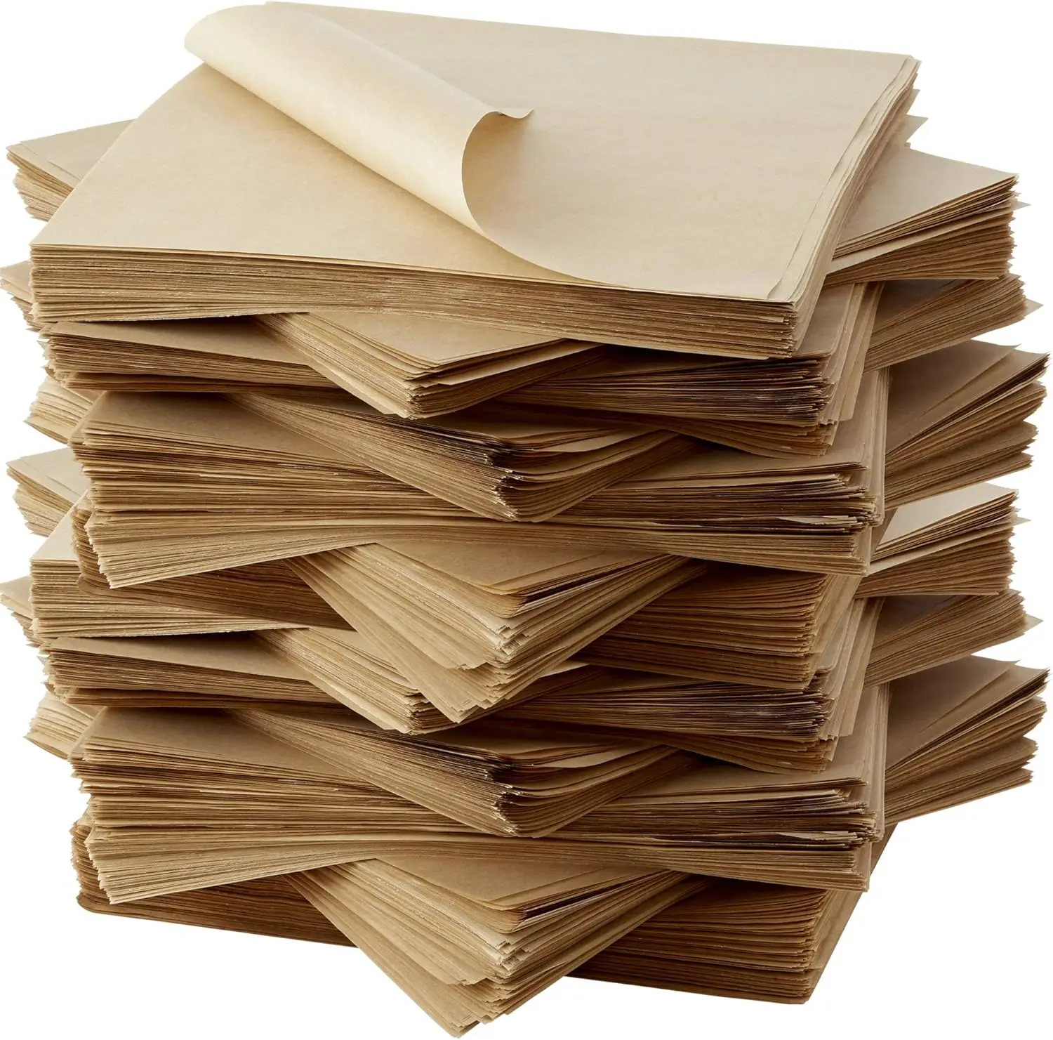 

Экологичная, жиростойкая упаковка для продуктов 12" x 12", 500 шт. Лучшие листы крафт-бумаги для упаковки продуктов для пикников, фестивалей, ярмарок