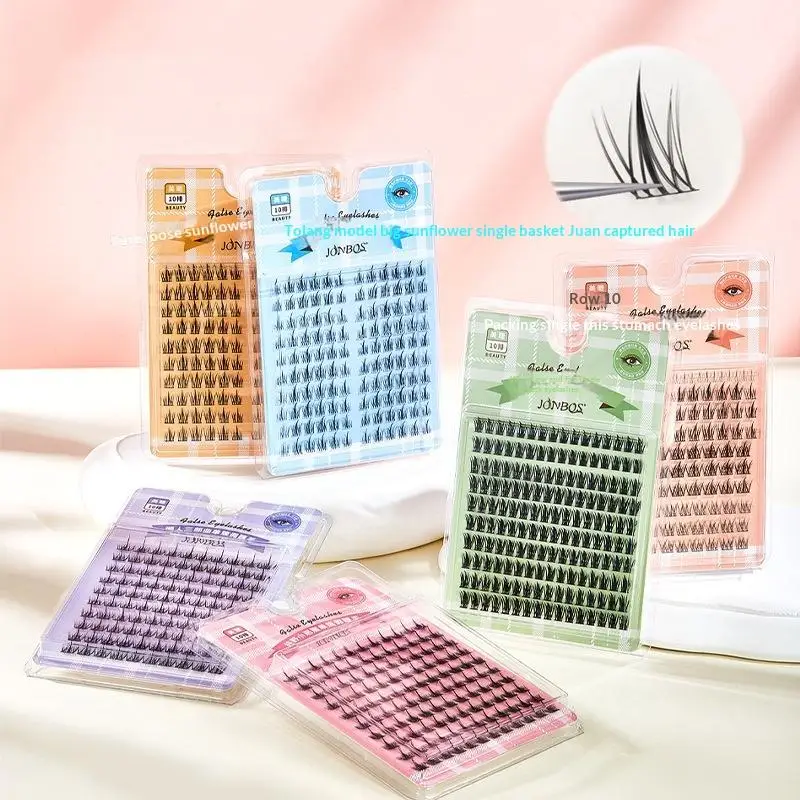 3D Volume Wispy Fluffy Strip Eyelashes Natural Soft Reusable Lashes for Professional or Personal Use