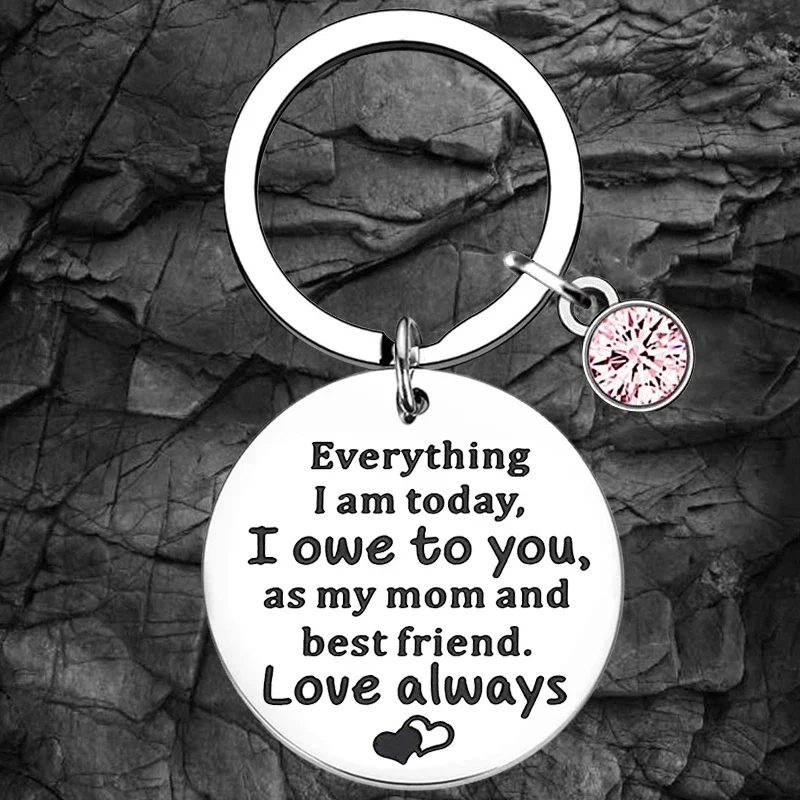 

Mothers Day Gifts Keychain Appreciation Mama Key Rings Mother Gift Christmas Valentines Day Birthday Gifts Best Mom Ever