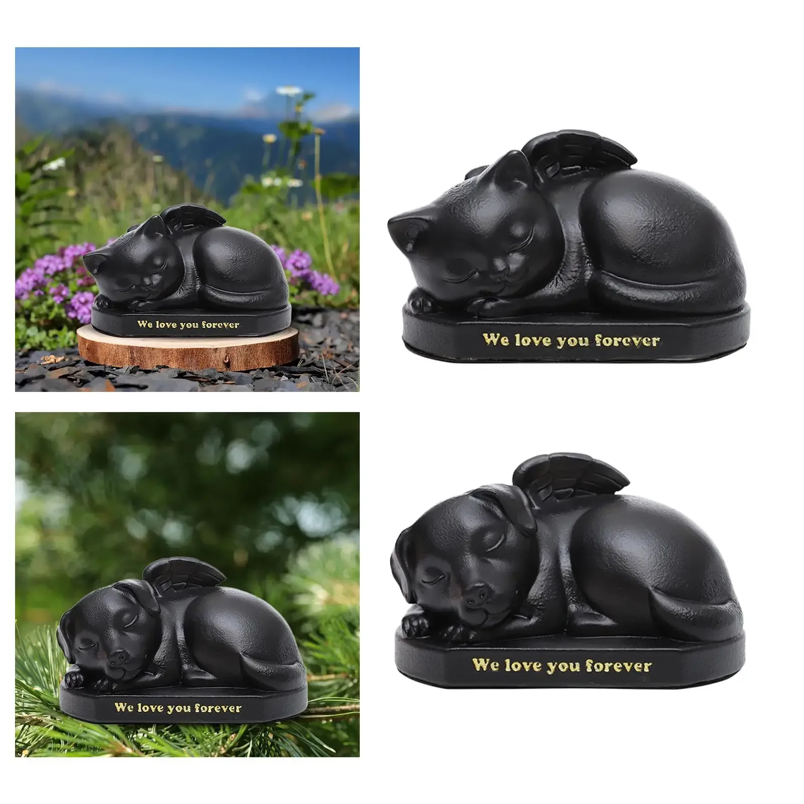 Pet Urns Loose Memorial Pets Gift Sympathy Retain Memories Cremation Memorial Urn for Living Room Home Backyard Lawn Indoor