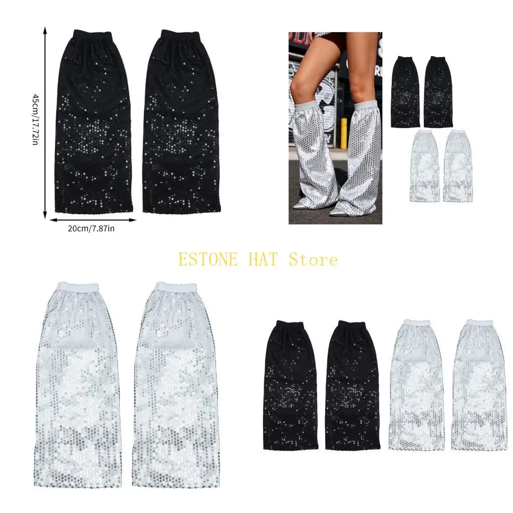 49mf-ファッショナブルなディスコ-スタイル膝プロテクター-アクセサリー-ダンスやパーティー用