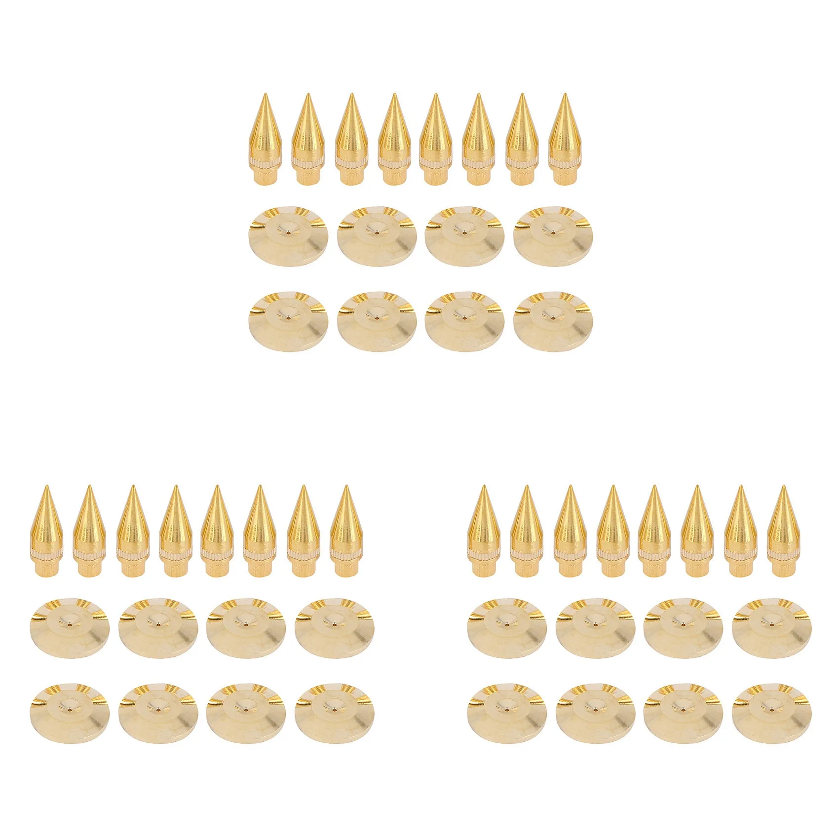 

Daily Sale 24 Pairs 6 X 36Mm Copper Speaker Spike Isolation Stand + Base Pad Feet Mat Speaker Isolation Speaker Isolation Pads