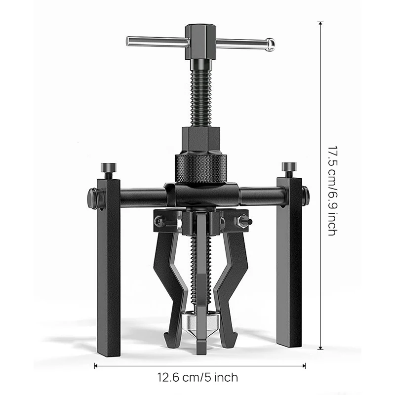Auto Inner Bearing Puller Inner Hole Bearing Removal Tool 3 Claw Pull Out Wheel Puller Multi-function Inner Ring Puller