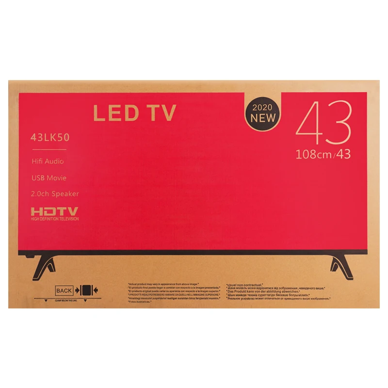 LEDTV-صندوق التلفزيون الذكي لنظام Android ، 43 in ، Televisor الأزرق ، 43 in