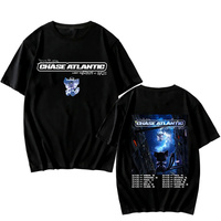 Chase Atlantic Lost in Europe And Uk Tour T shirt Cotton High Quality male streetwear Graphic kawaii Colorful shirt Colorful