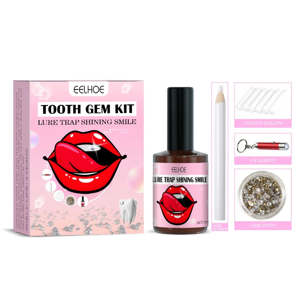 Zestaw do zdobienia zębów, bia – Body Jewelry Kit recenzja i cena